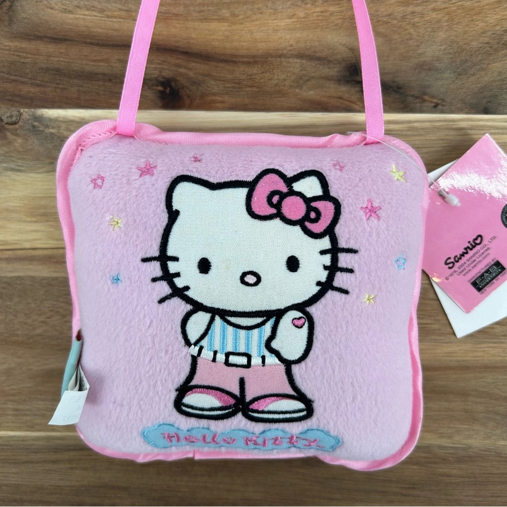 NWT Y2K Hello Kitty Plush Double Sided Door Hanger *READ STAINS* - Picture 8 of 14